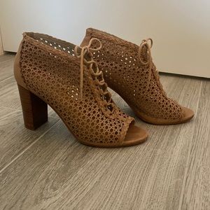 Via Spiga tan Booties High heels